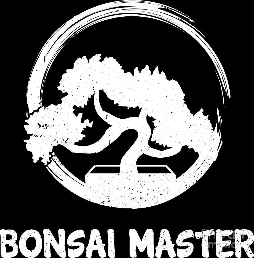 Nature Digital Art - Bonsai Master Cool Japanese Tree Planting Gift by Haselshirt