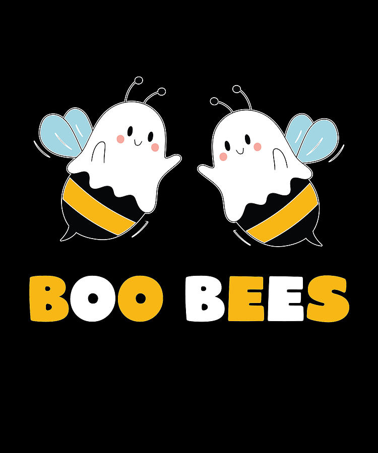 Boo Bees Halloween Ghost Bee Meme Digital Art by Maria Bure | Pixels