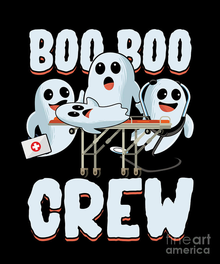 Boo Boo Crew Doctor EMT EMS Paramedic Caduceus Nurse Ambulance Gift ...