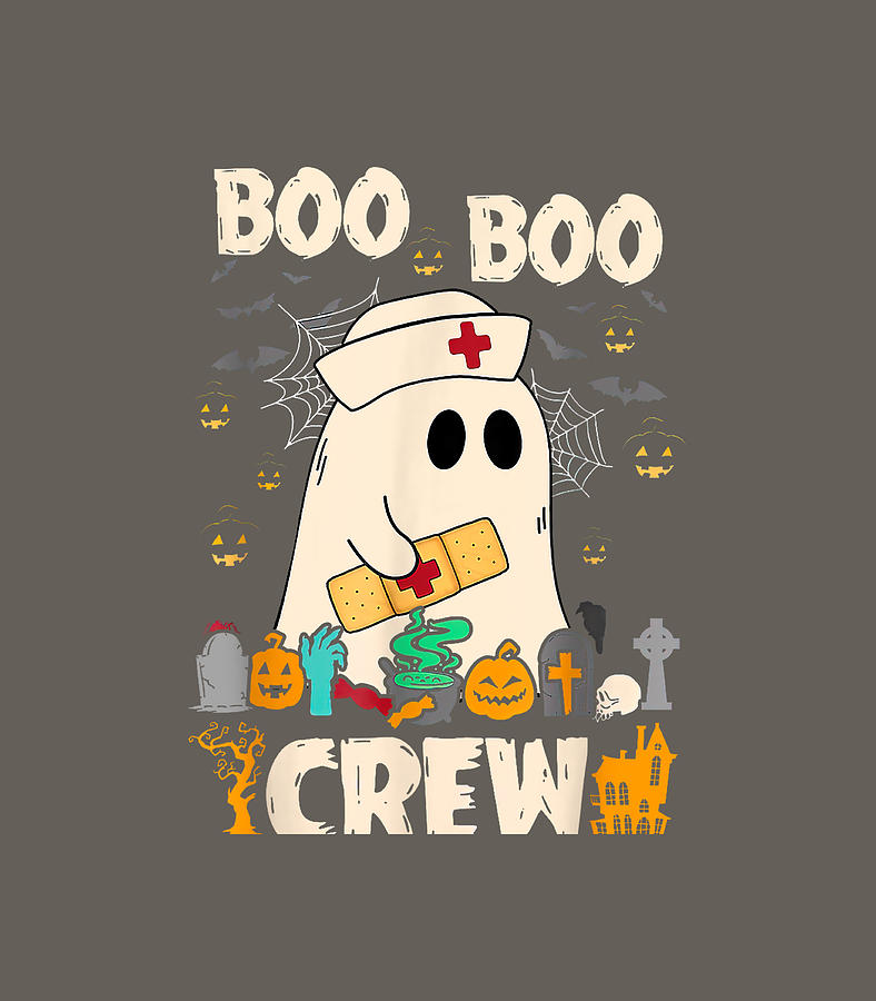 Boo Boo Crew Nurse Halloween Digital Art By Amour Kalees Fine Art America 5572