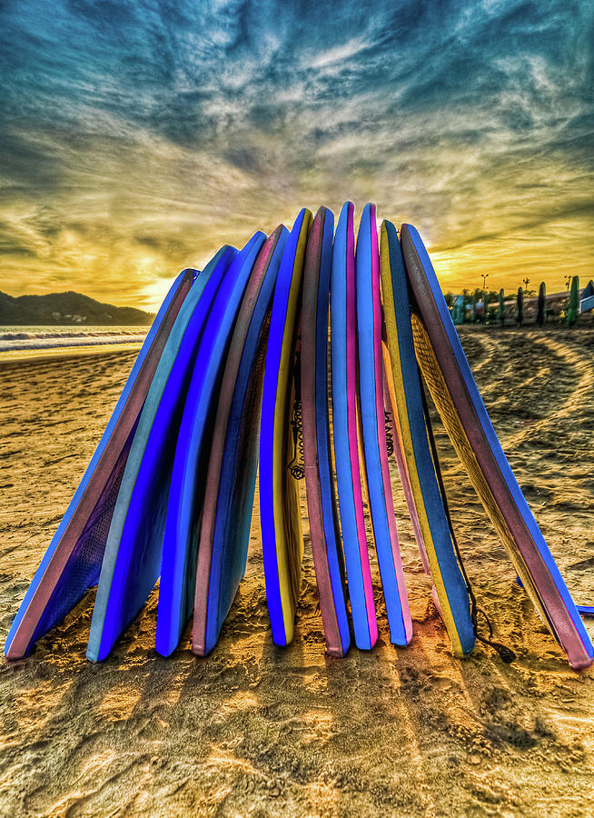 Boogie Boards Photograph by Tommy Farnsworth
