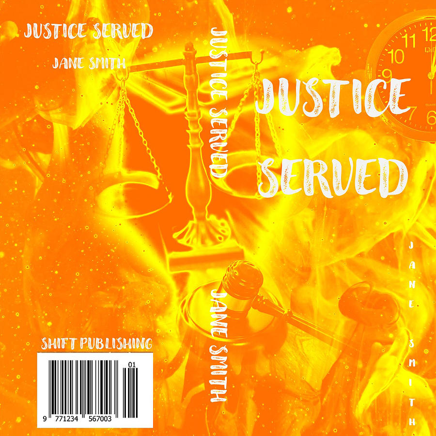 Scale Digital Art - Book Cover - Justice Served by Bukunolami