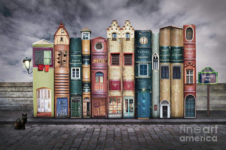 Book houses, fairytale village Photograph by Delphimages Photo Creations