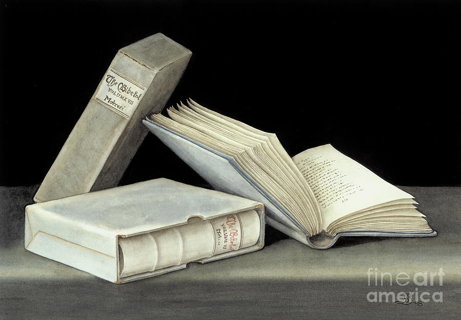 Book Painting by Jenny Barron
