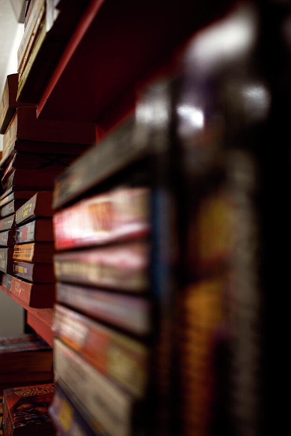 Books at Night - April 2025 Photograph by Joseph A Langley Books at Night - April 2025 Photograph by Joseph A Langley