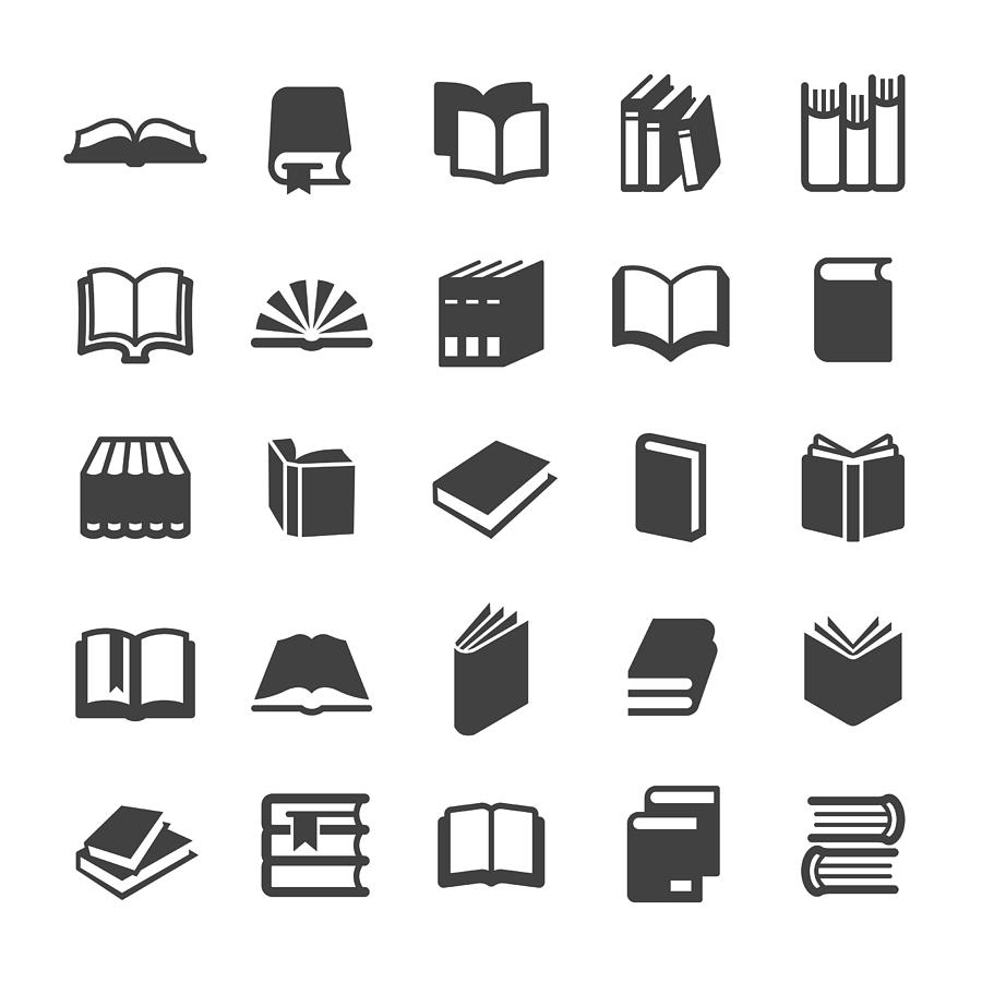 Books Icons - Smart Series Drawing by -victor-