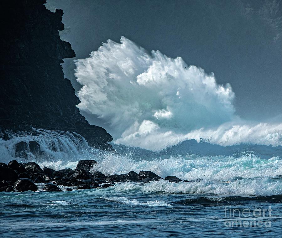 Wave Photograph - Boom by Kris Hiemstra