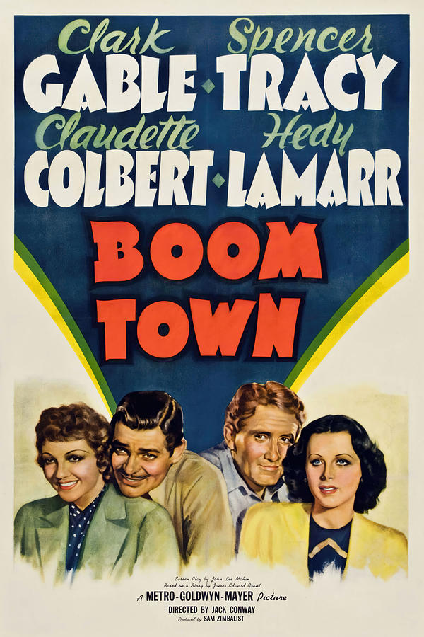 BOOM TOWN -1940-, directed by JACK CONWAY. Photograph by Album