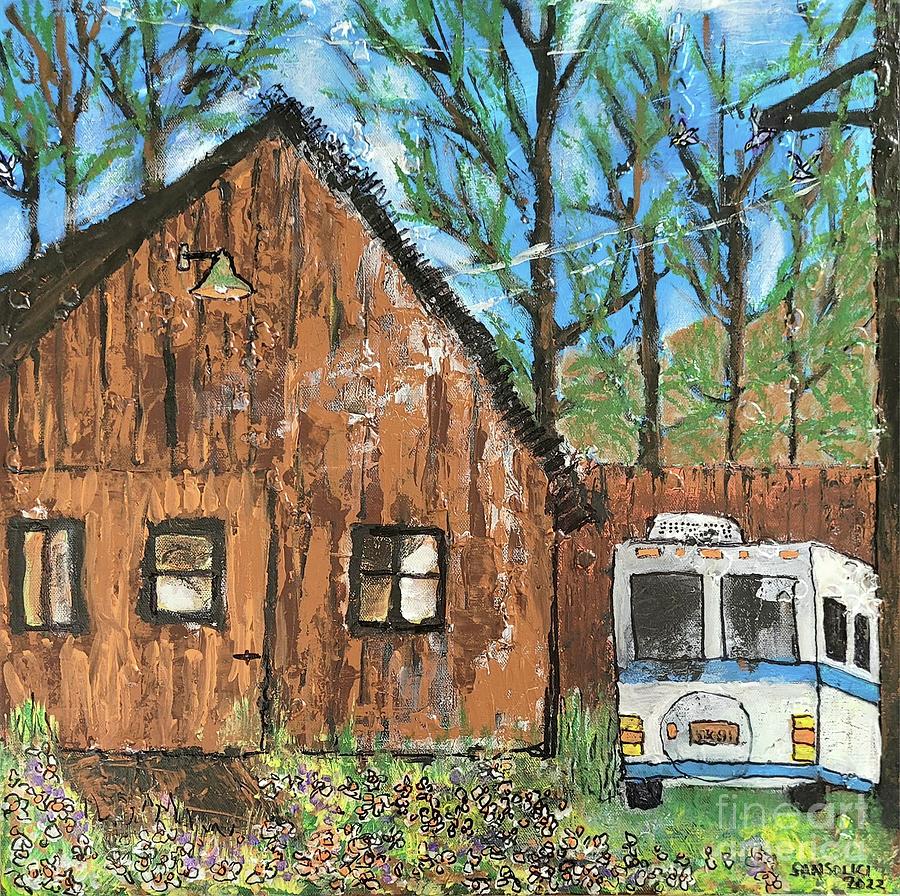 Boondocking in Mead Colorado Painting by Mark SanSouci