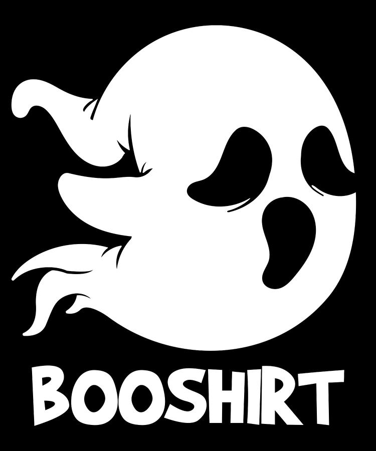 Booshirt Funny Halloween Boo Ghost Digital Art by Flippin Sweet Gear