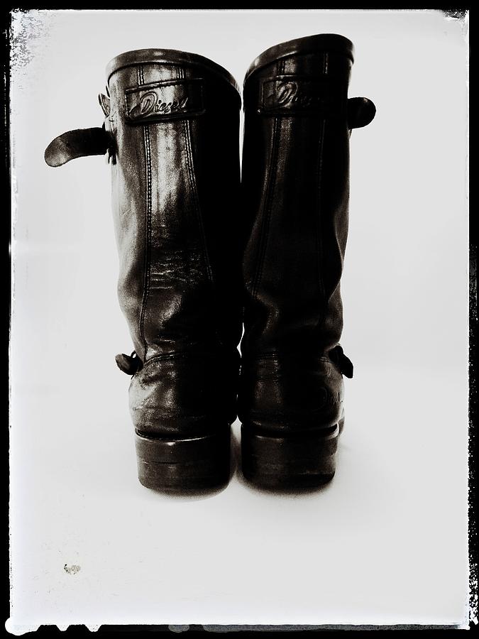 Boots In The Frame. Photograph by Lachlan Main