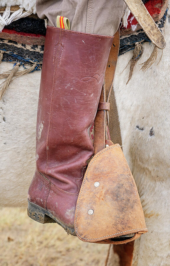 Boots of a Patagonian Gaucho Photograph by Joan Carroll - Fine Art America