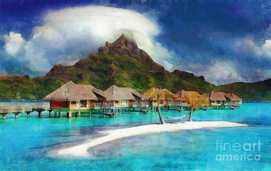Bora Bora Digital Art by Jerzy Czyz