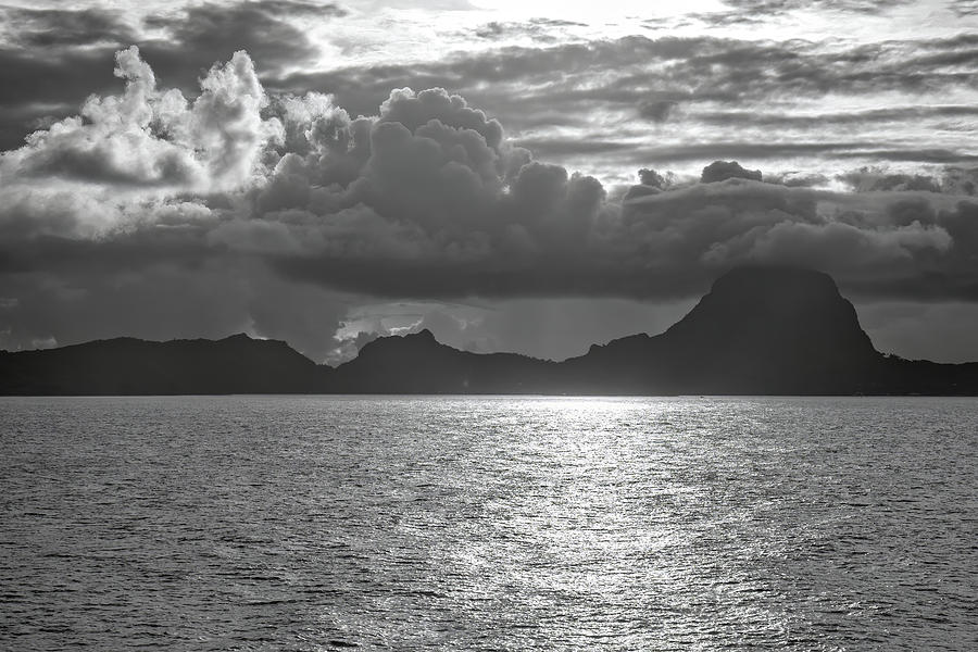 Bora Bora Sunrise Photograph by John Haldane