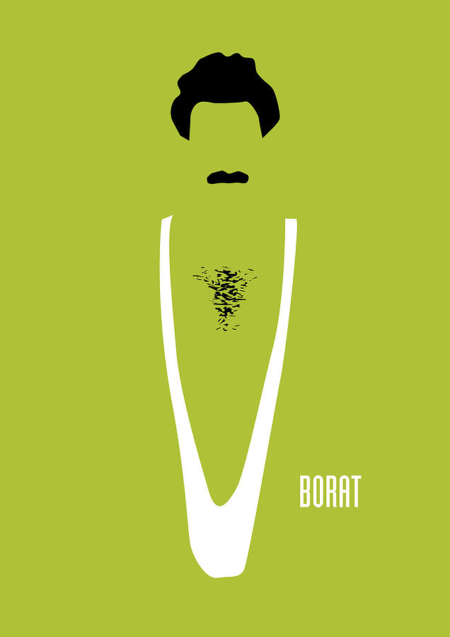 Borat - Alternative Movie Poster Digital Art by Movie Poster Boy