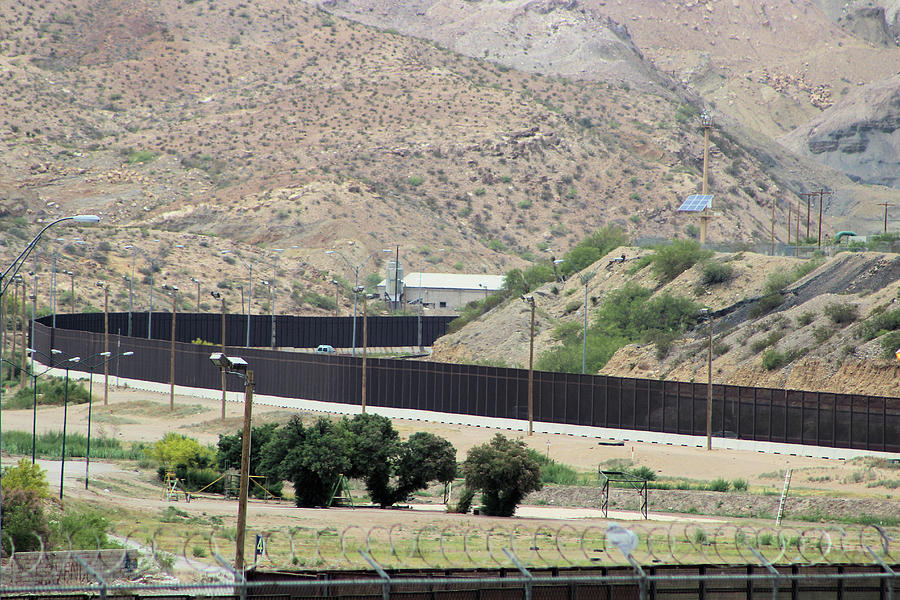 Texas/Mexico Border Patrol Fence El Paso 5.14.16 Photograph by Curtis