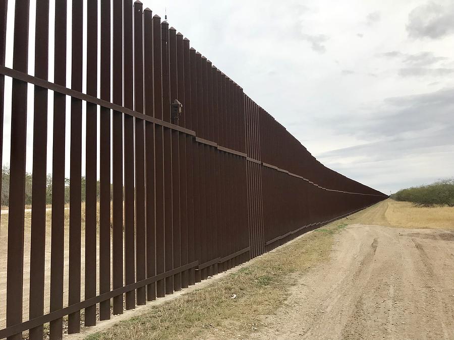 Border Wall in Texas Photograph by Jeff R Clow