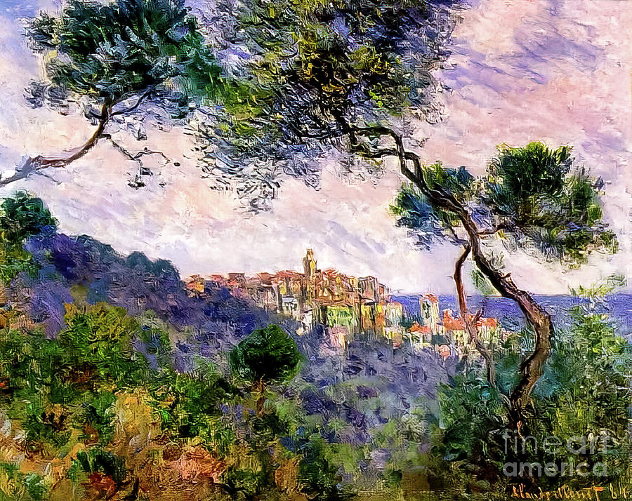 Bordighera Italy by Claude Monet 1884 Painting by Claude Monet