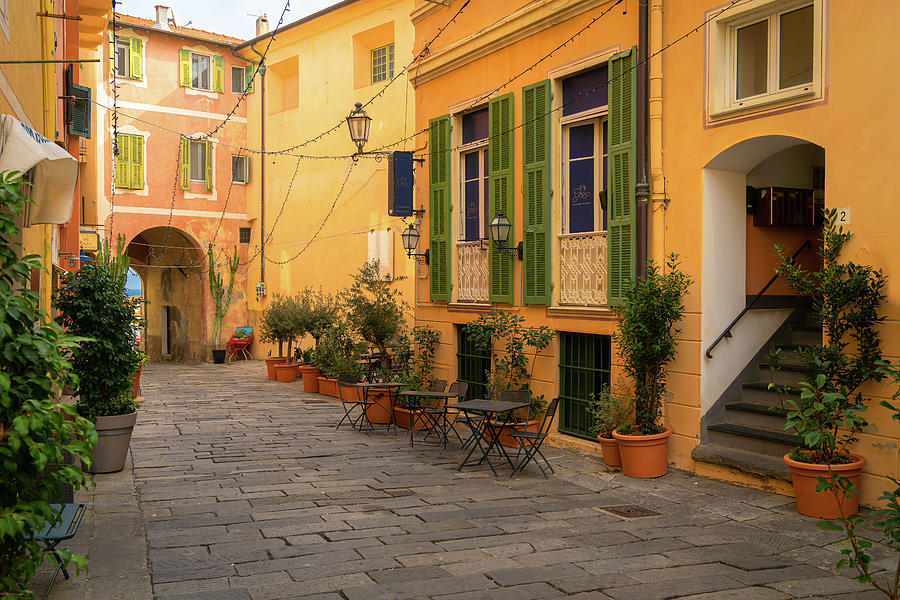 Bordighera Old Town - Italy Photograph by Jenny Rainbow