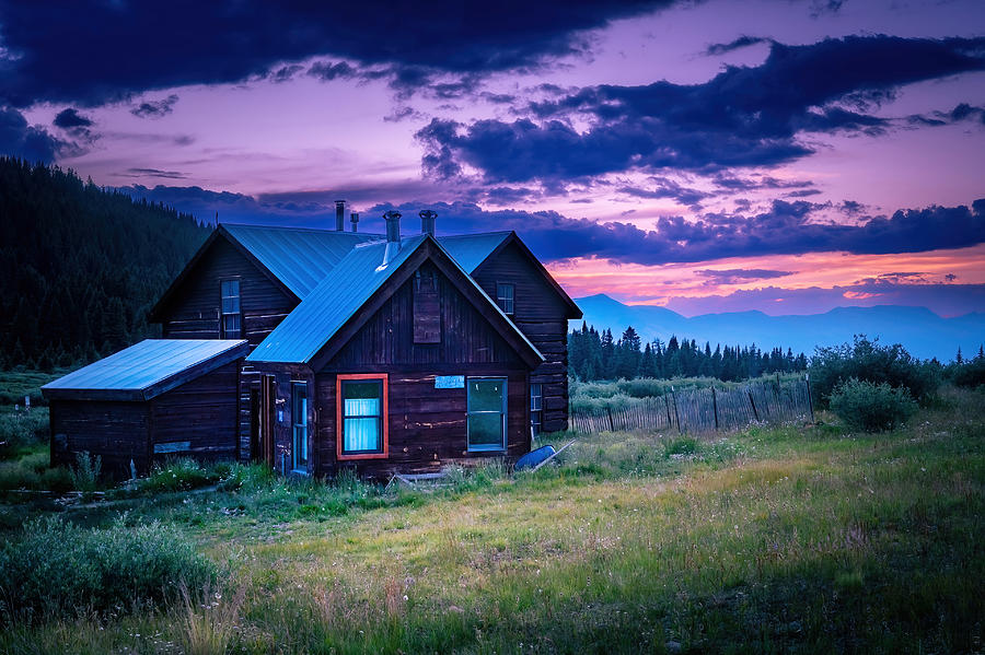 Boreas Cabin Sunset Photograph By Michael J Bauer Photography - Fine ...