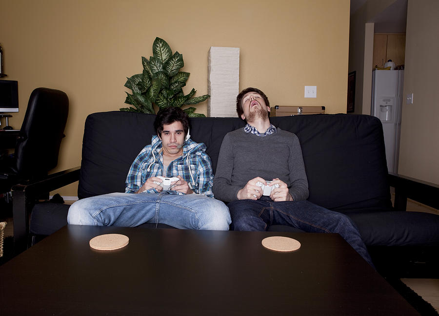 Bored Video Gaming Dudes Photograph by EricGerrard