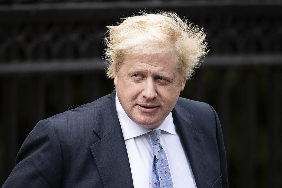 Boris Johnson MP Leaves Home Photograph by Dan Kitwood