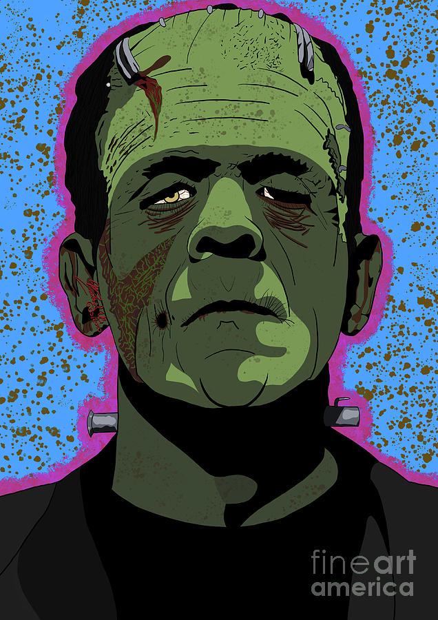 Boris Karloff Frankensteins monster Digital Art by Marisol VB