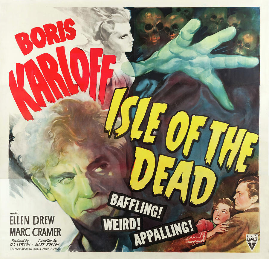 BORIS KARLOFF in ISLE OF THE DEAD -1945-, directed by MARK ROBSON. Photograph by Album