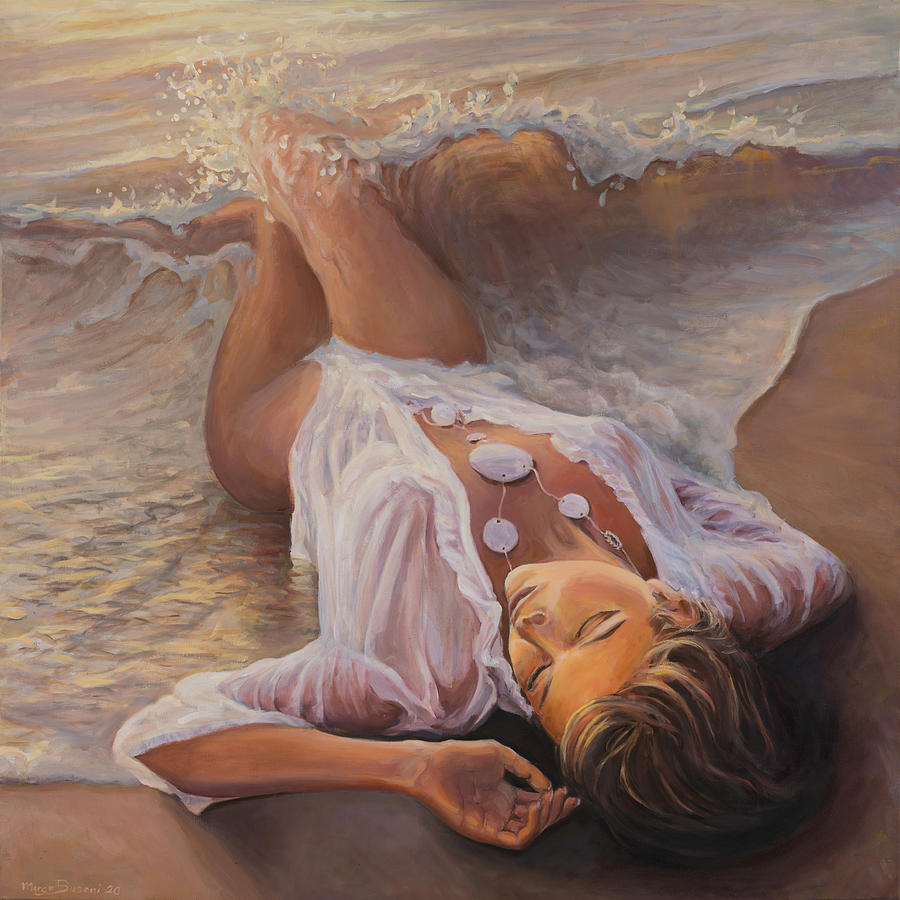 Born from the waves Painting by Marco Busoni