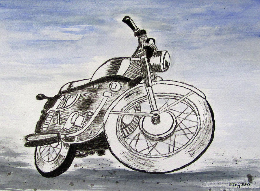 Born to Ride Painting by Elvira Ingram