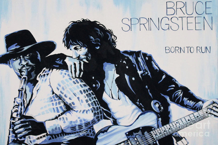 Bruce Springsteen Painting - Born to Run by Amy Belonio