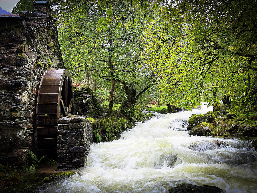 Nature Photograph - Borrowdale Water Mill by Graham Lathbury