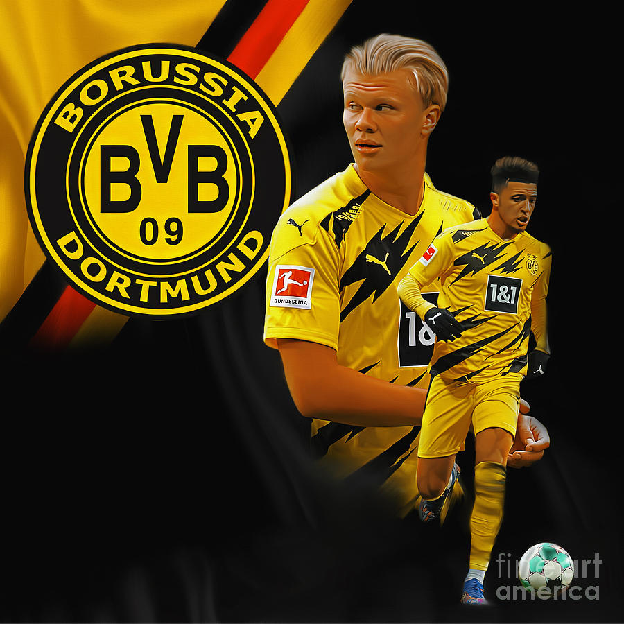 Borussia Dortmund Painting by Gull G - Fine Art America