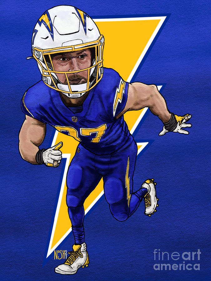 Keenan Allen 13 Digital Art by Jeremy Nash - Pixels