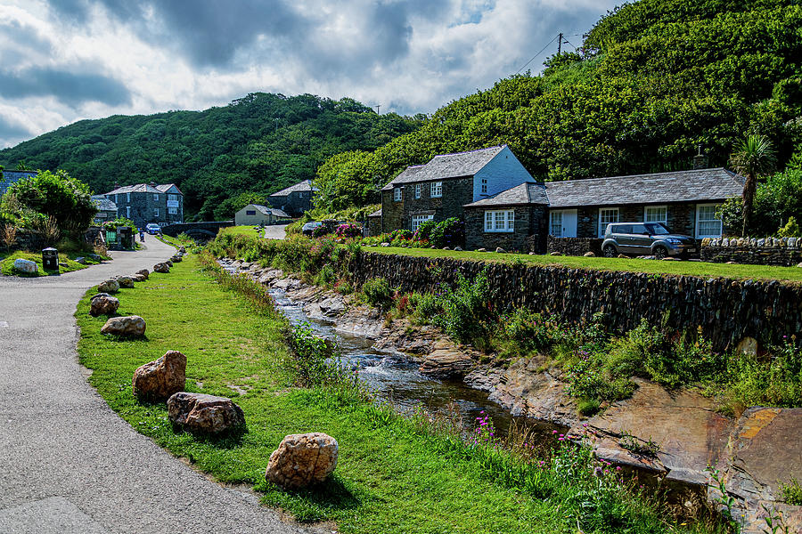Boscastle Beautiful Town  Photograph by Angela Carrion Photography
