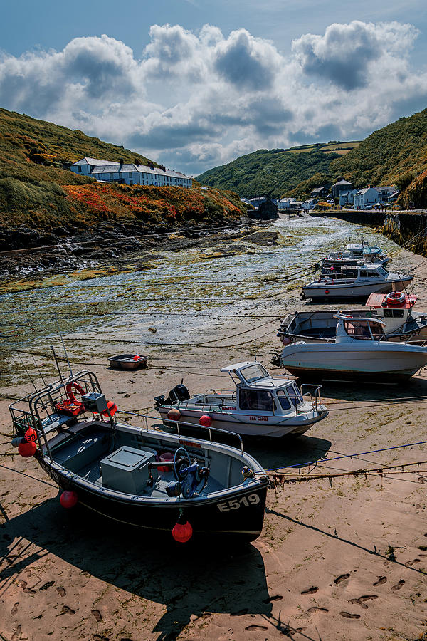 Boscastle Harbour Boats Photograph by Angela Carrion Photography