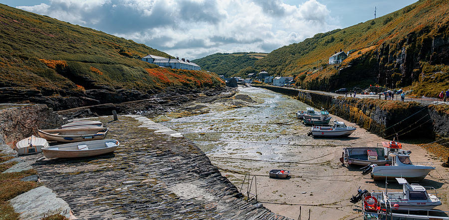 Boscastle Harbour Cornwall Photograph by Angela Carrion Photography