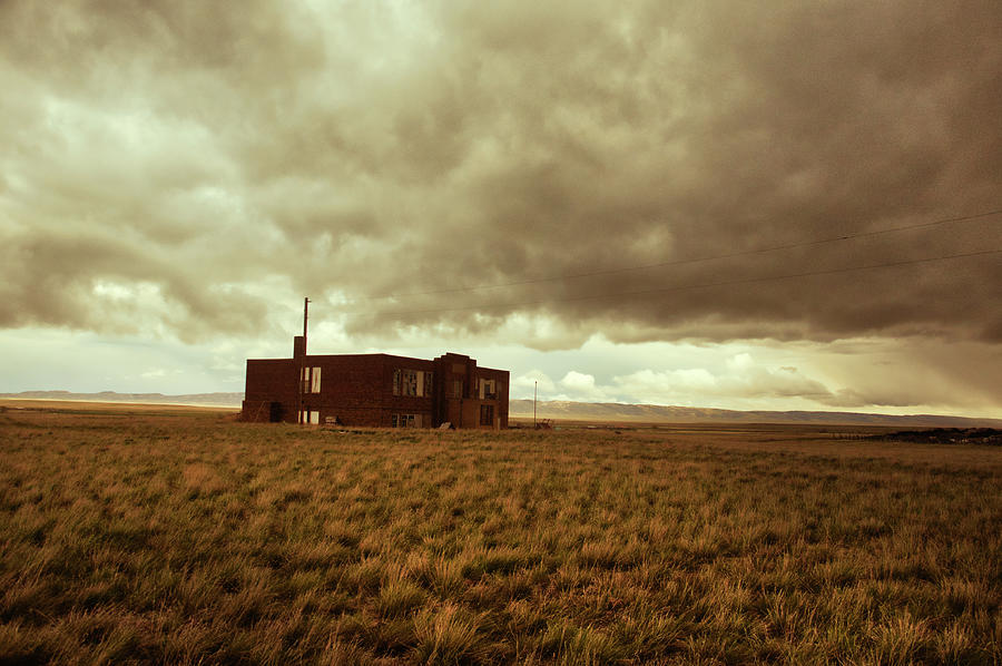 Bosler, Wyoming Abandoned Schoolhouse  Photograph by Chance Kafka