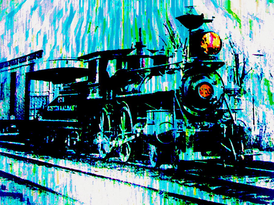 Boston and Albany Train Digital Art by Cliff Wilson
