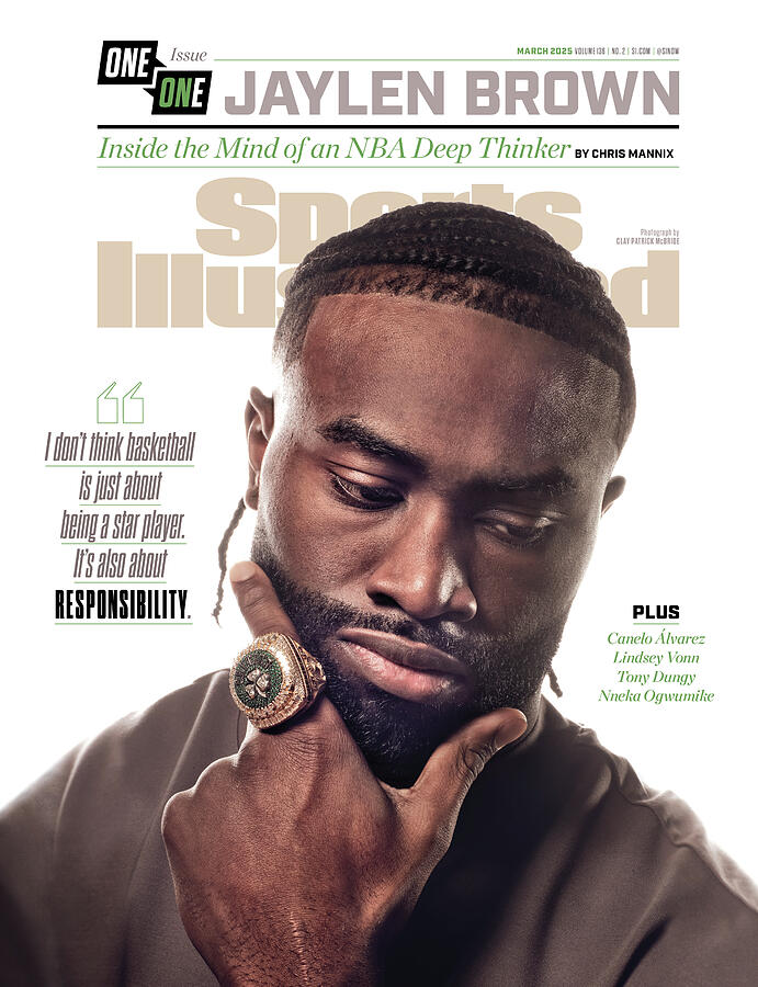 Boston Celtics Jaylen Brown, March 2025 Sports Illustrated Cover Photograph by Sports Illustrated Boston Celtics Jaylen Brown, March 2025 Sports Illustrated Cover Photograph by Sports Illustrated