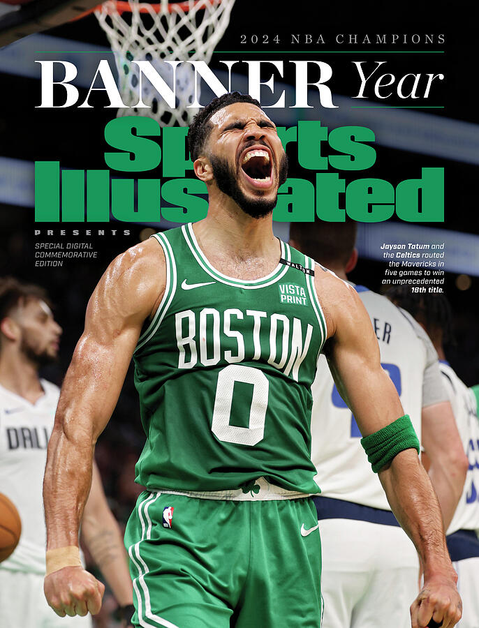 Boston Celtics Jayson Tatum, 2024 NBA Championship Commemorative