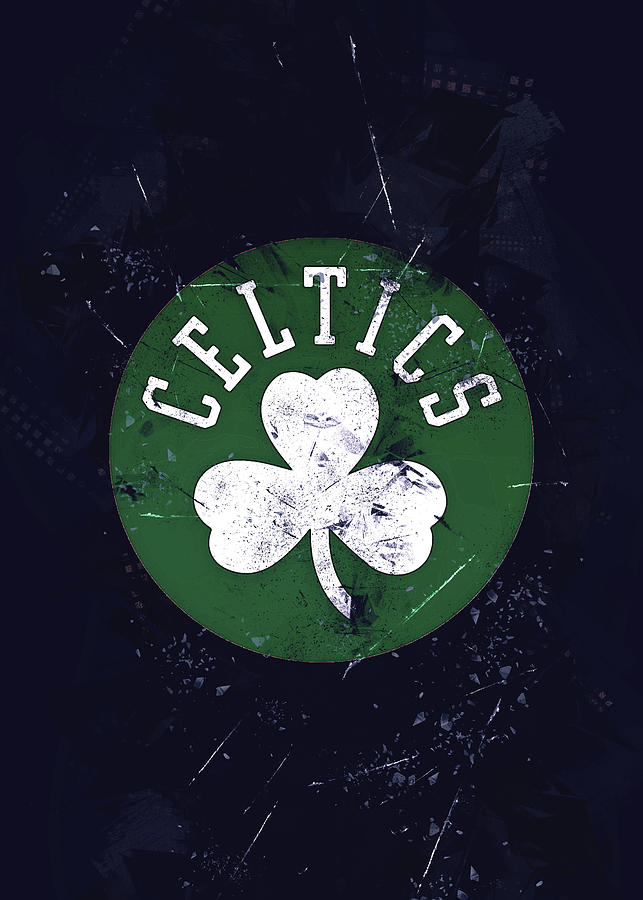 Boston Celtics Shamrock Basketball Drawing by Leith Huber - Fine Art ...