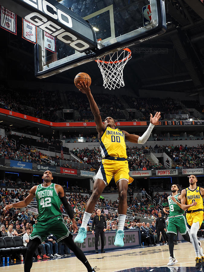 Boston Celtics v Indiana Pacers Photograph by Ron Hoskins