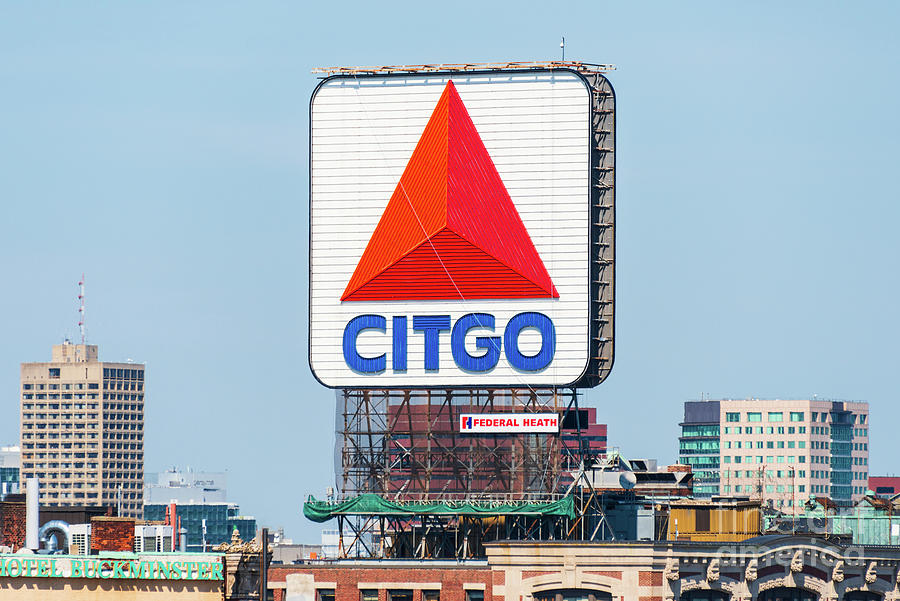 Boston Citgo Sign and Buildings Photo Photograph by Paul Velgos