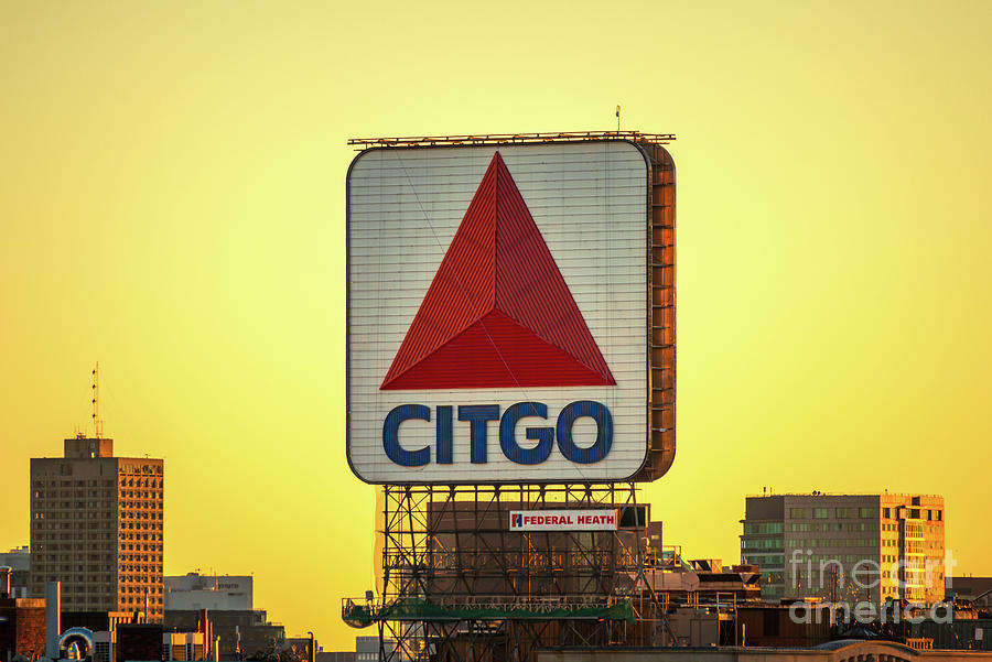 Boston Citgo Sign Morning Sunrise Photo Photograph by Paul Velgos