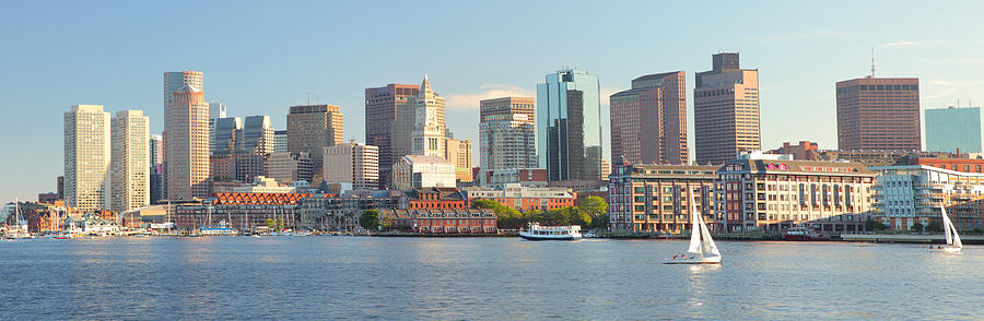 Boston City Panorama Photograph by Buzbuzzer
