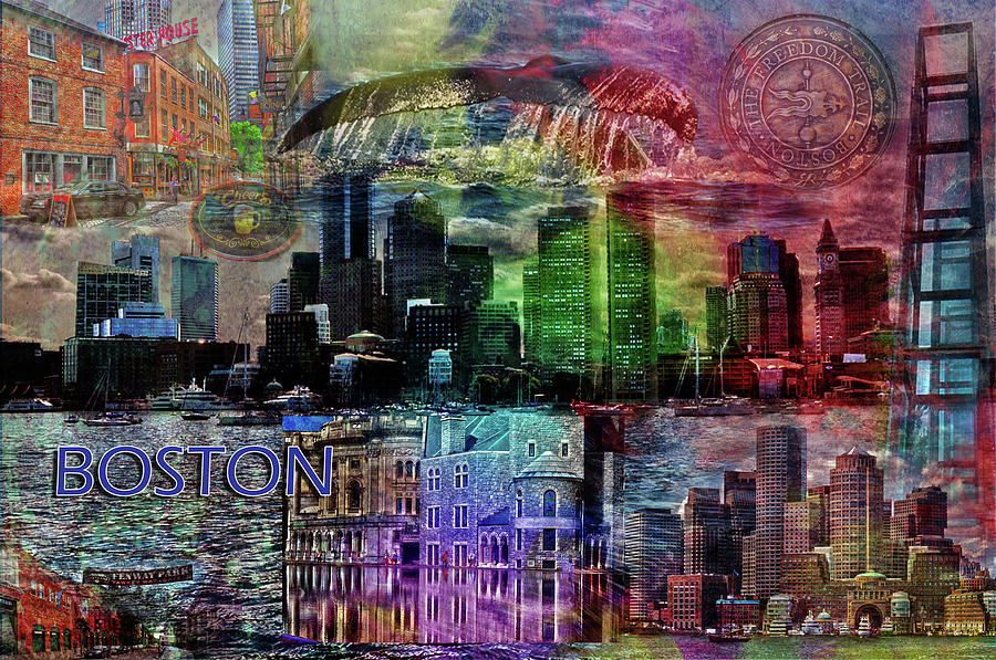 Boston Collage Photograph by Randi Grace Nilsberg
