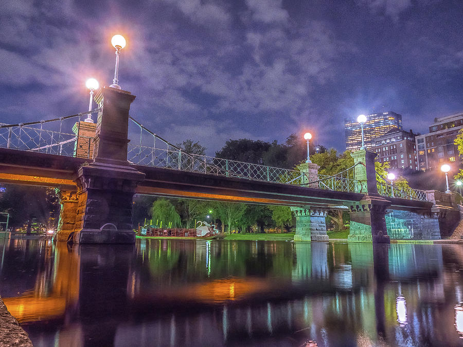 Boston Common Bridge Photograph by JBK Photo Art
