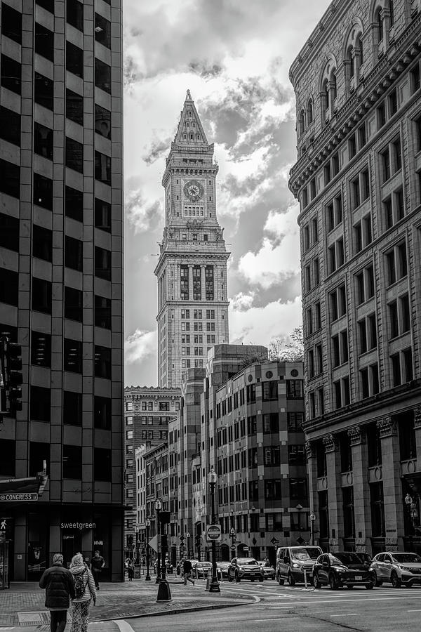 Boston Custom House Tower Photograph by Sharon Popek