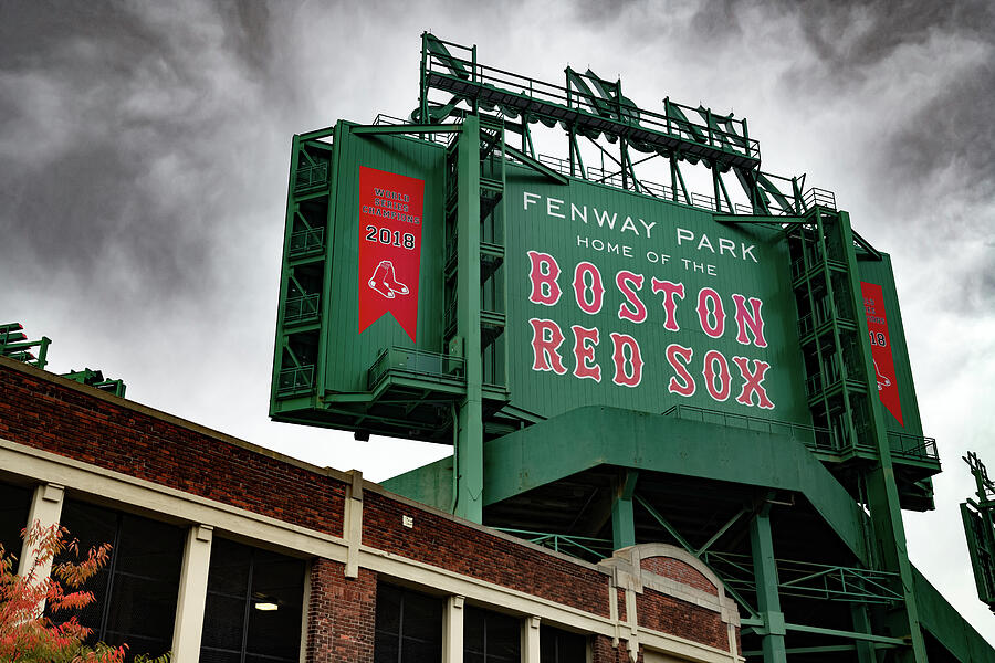 Boston Fenway Park Baseball Stadium Photograph by Gregory Ballos